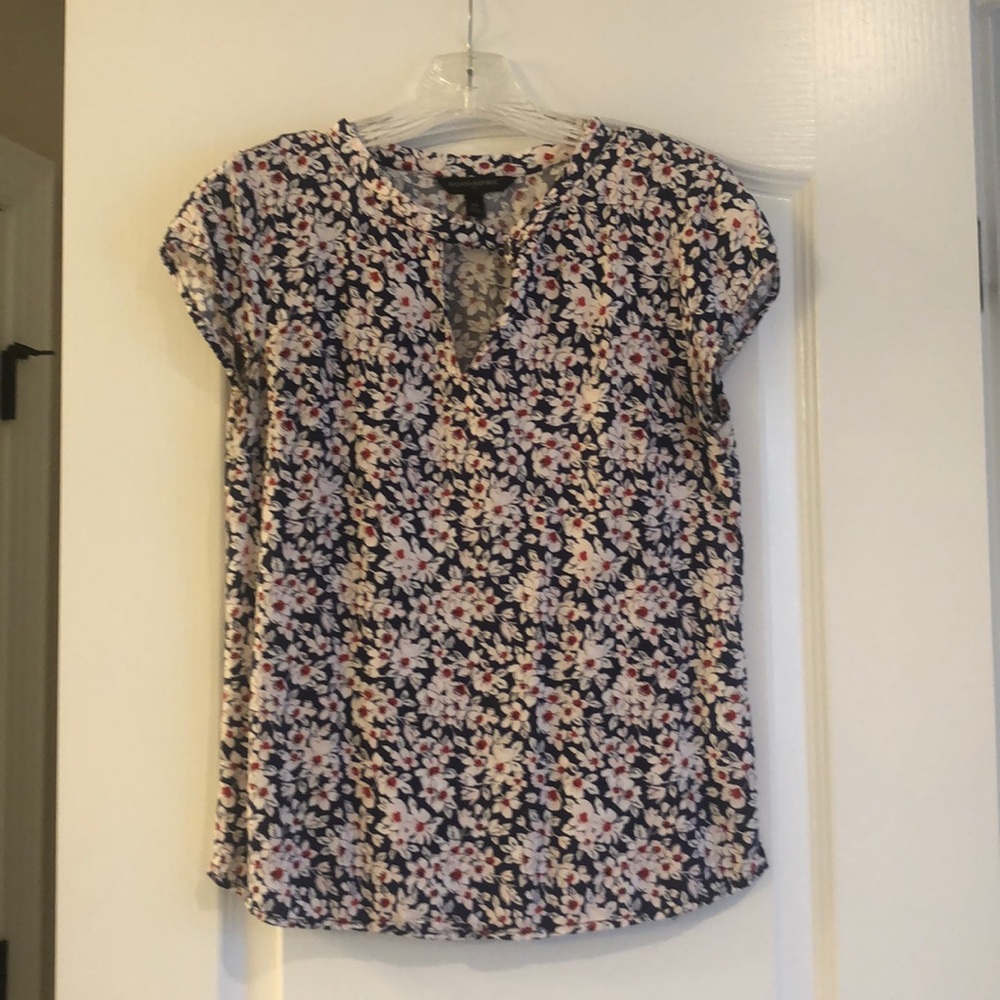 Blue Floral Shirt